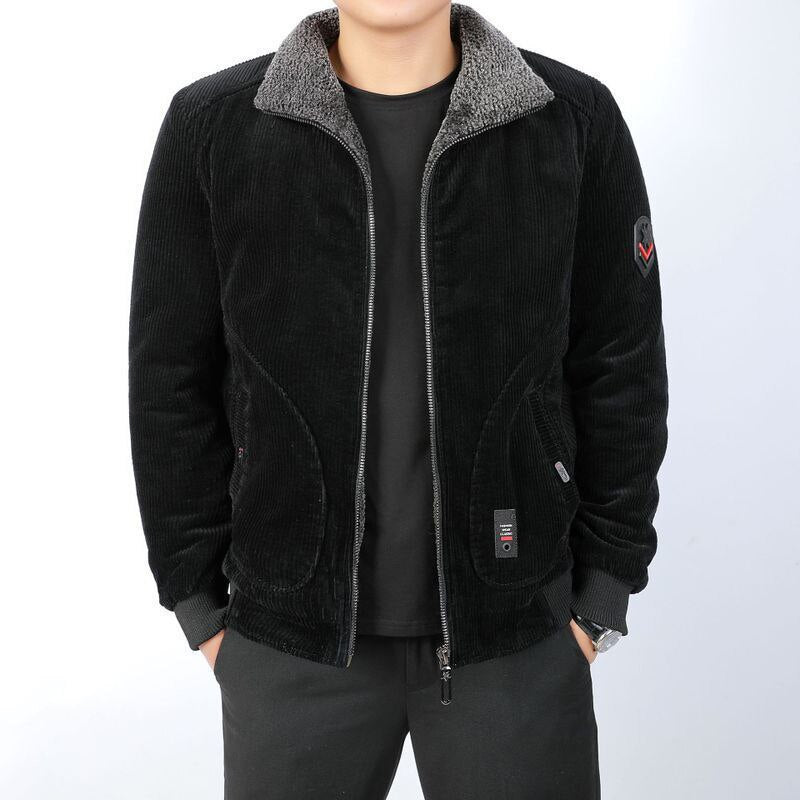 Jaqueta Masculina Preta Forrada com Lã Jaqueta Masculina Preta Forrada com Lã - Preto / PP CASACO, HOMENS, JAQUETA, JAQUETA MASCULINA