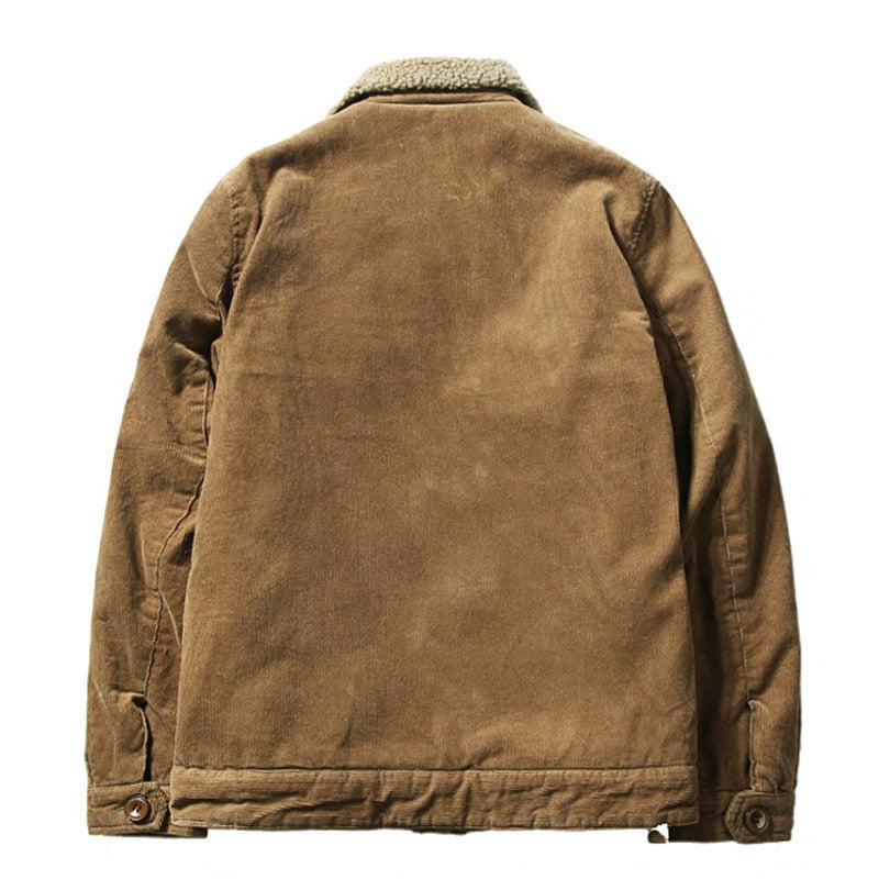 Jaqueta Masculina Marrom Forrada com Lã Jaqueta Masculina Marrom Forrada com Lã - Café / PP CASACO, HOMENS, JAQUETA, JAQUETA MASCULINA
