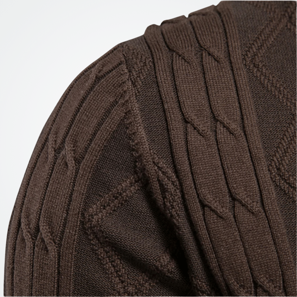 Cardigan Tricot Masculino Manchester Cardigan Tricot Masculino Manchester - P / Bege Algodão, Cardigan, Gola Smooking, Lã, Tricot