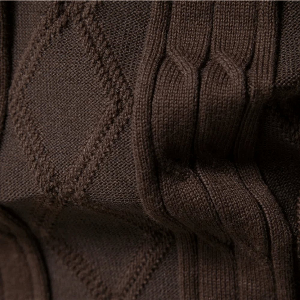 Cardigan Tricot Masculino Manchester Cardigan Tricot Masculino Manchester - P / Bege Algodão, Cardigan, Gola Smooking, Lã, Tricot