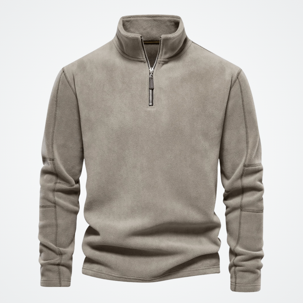 Casaco Moletom Masculino Gola Alta Tromsø Casaco Moletom Masculino Gola Alta Tromsø - Olivie / PP Algodão, Casaco, Gola Alta, Meia Vista, Moletom