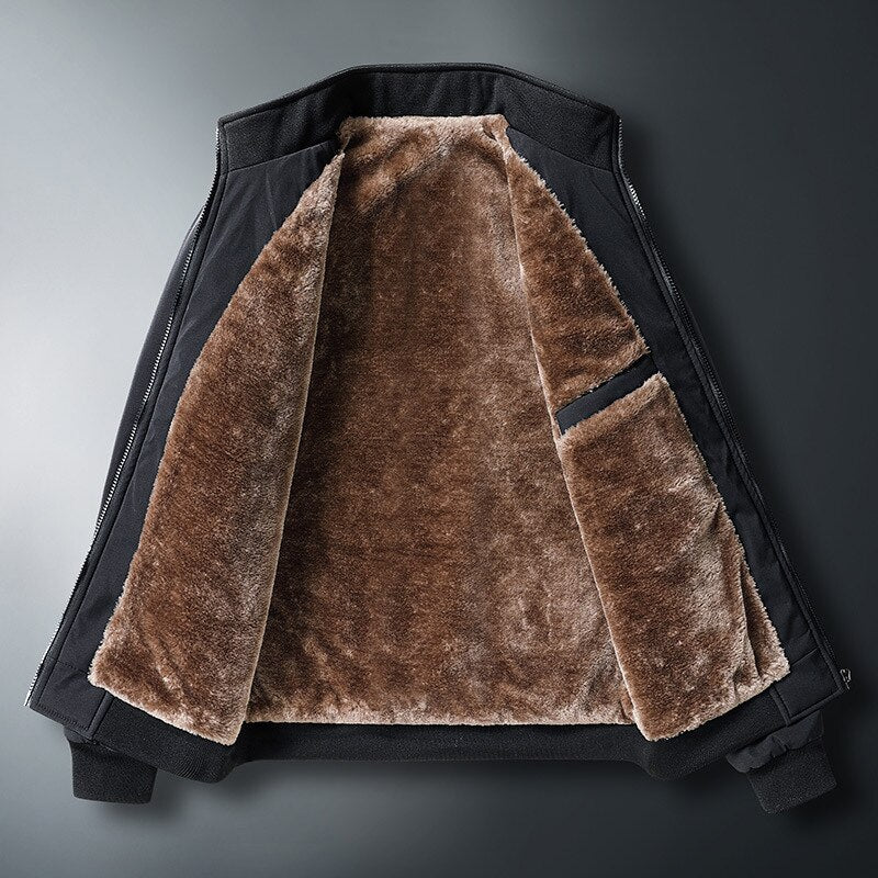 Jaqueta Masculina Cinza Forrada com Lã Jaqueta Masculina Cinza Forrada com Lã - Cinza / PP CASACO, HOMENS, JAQUETA, JAQUETA MASCULINA