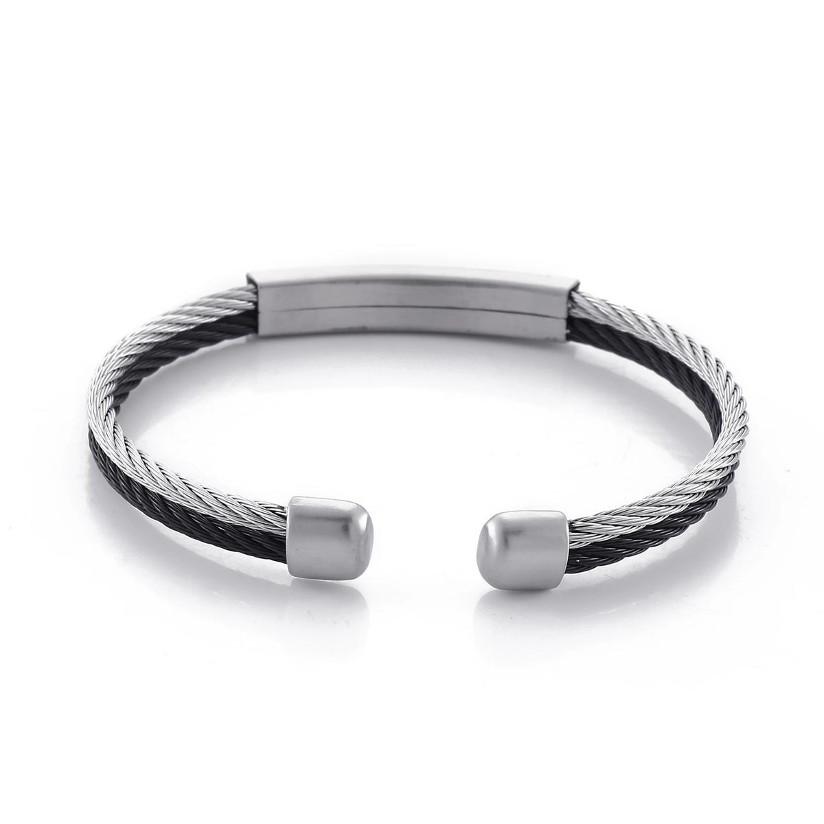 Bracelete Cuff Alden de Aço Inoxidável Bracelete Cuff Alden de Aço Inoxidável - Prata acessórios masculinos 2022, acessórios masculinos moda, bracelete, bracelete de aço, bracelete em aço, bracelete masculino, loja de acessórios masculinos, mercado de acessórios masculinos, pulseiras