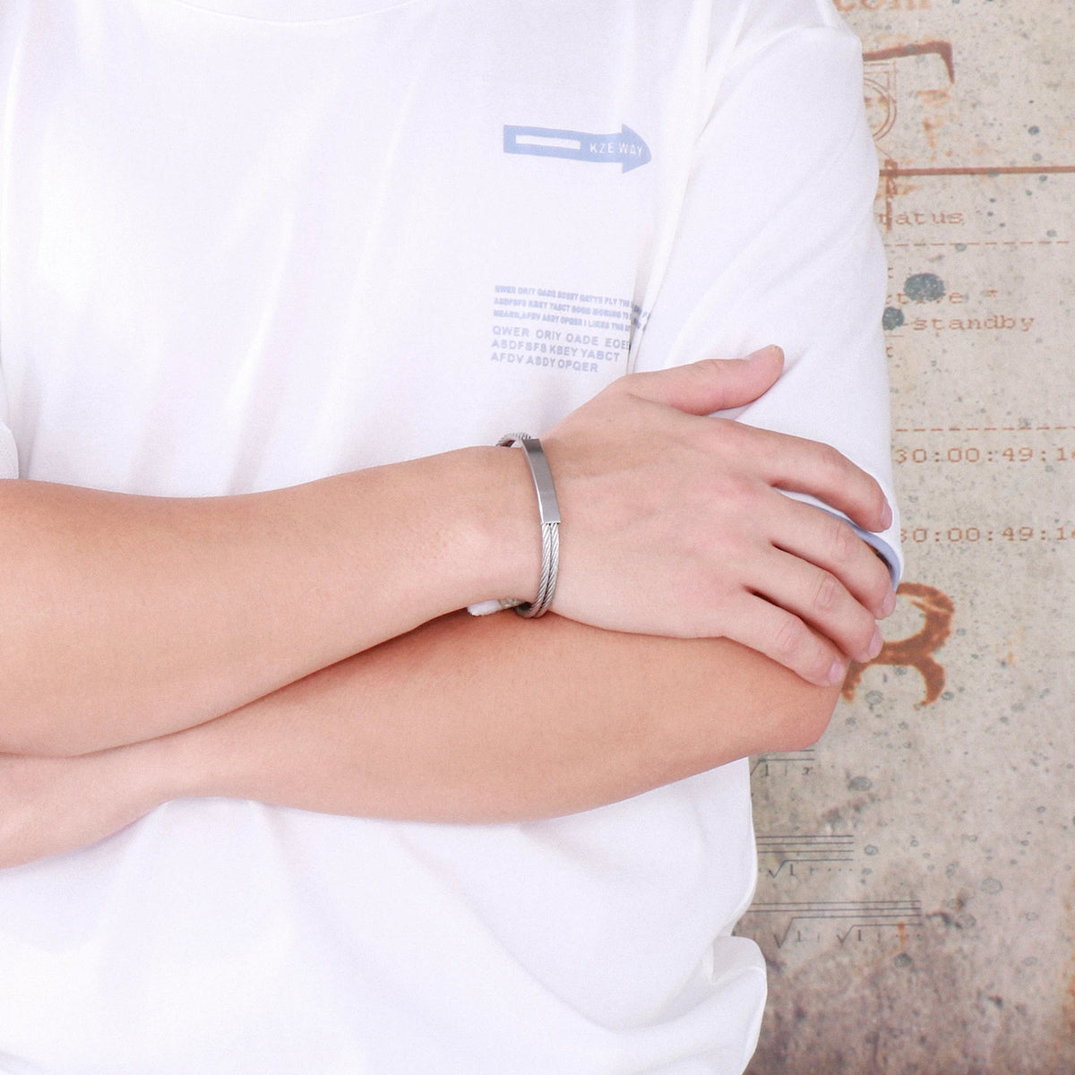 Bracelete Cuff Alden de Aço Inoxidável Bracelete Cuff Alden de Aço Inoxidável - Prata acessórios masculinos 2022, acessórios masculinos moda, bracelete, bracelete de aço, bracelete em aço, bracelete masculino, loja de acessórios masculinos, mercado de acessórios masculinos, pulseiras