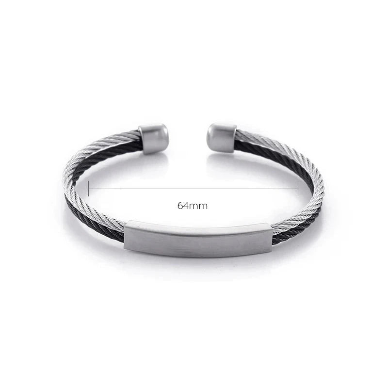Bracelete Cuff Alden de Aço Inoxidável Bracelete Cuff Alden de Aço Inoxidável - Prata acessórios masculinos 2022, acessórios masculinos moda, bracelete, bracelete de aço, bracelete em aço, bracelete masculino, loja de acessórios masculinos, mercado de acessórios masculinos, pulseiras