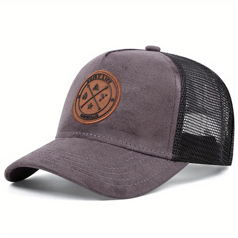 Boné Trucker ENJOY LIFE Aba Curva Boné Trucker ENJOY LIFE Aba Curva - Cinza