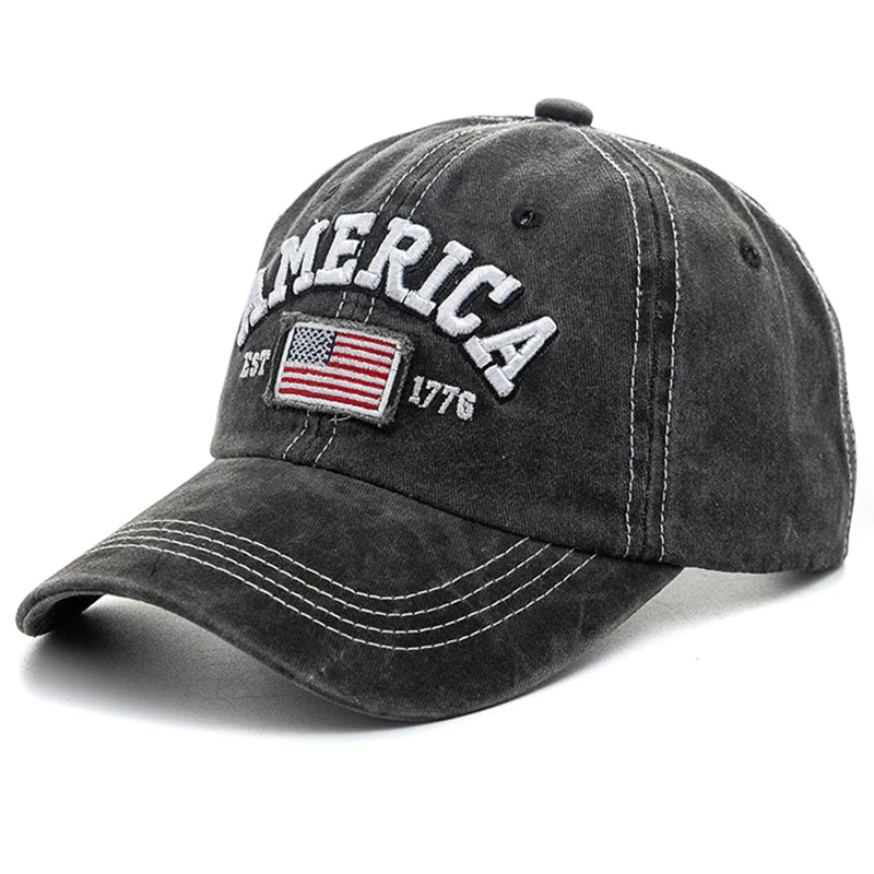 Boné América Vintage Aba Curva Boné América Vintage Aba Curva - Preto