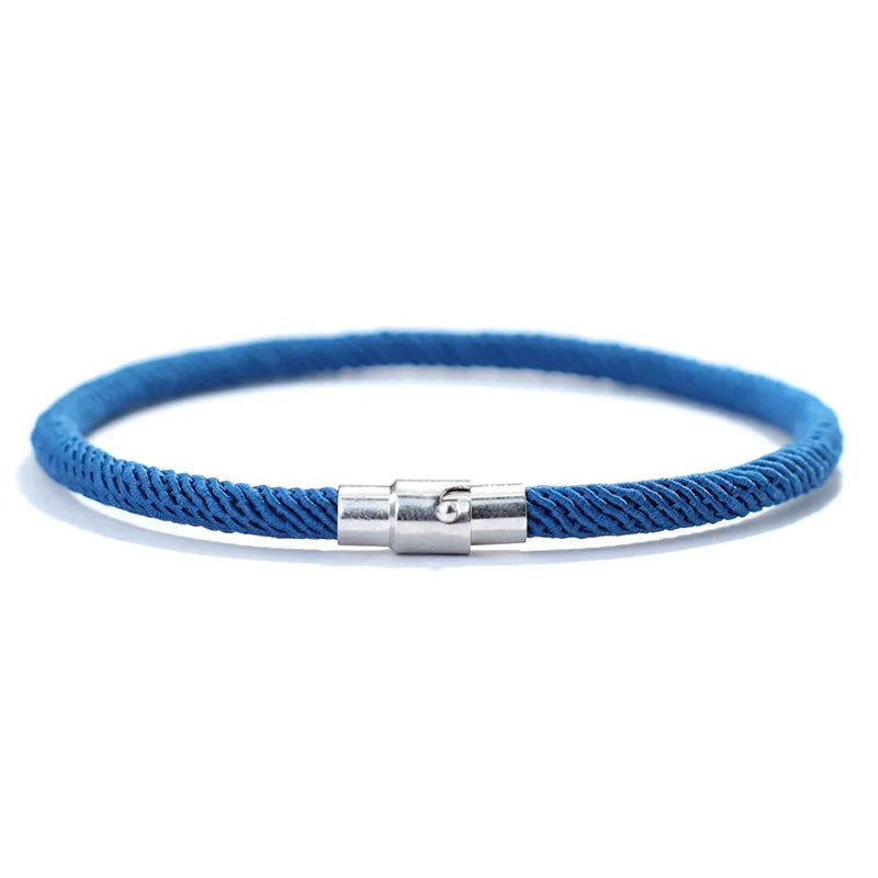 Pulseira Lion de Corda e Aço - Vitrinni Shop