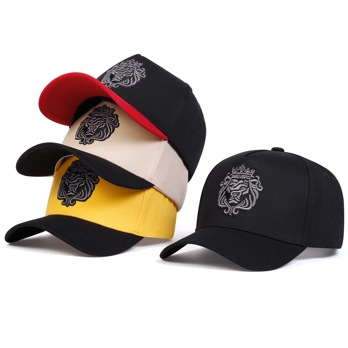 Boné Leão Aba Curva Boné Leão Aba Curva - Preto