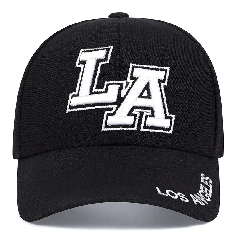 Boné LA Los Angeles Aba Curva Boné LA Los Angeles Aba Curva - Preto