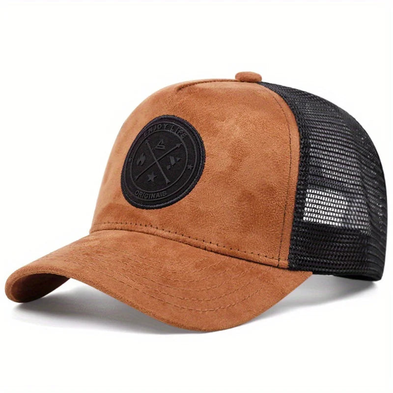 Boné Trucker ENJOY LIFE Aba Curva Boné Trucker ENJOY LIFE Aba Curva - Marrom