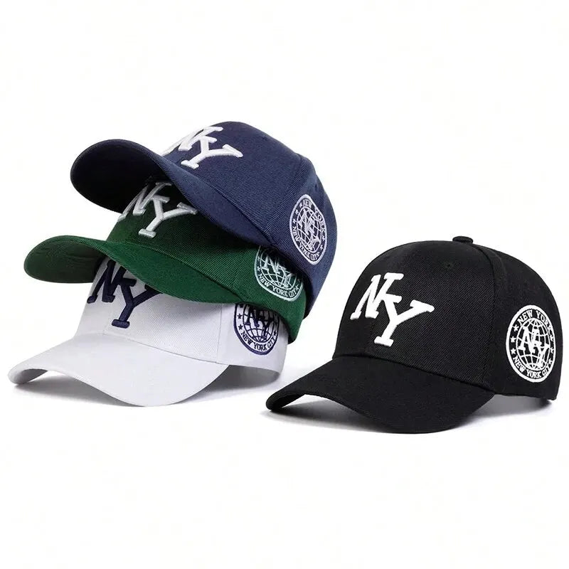 Boné NY City Aba Curva Boné NY City Aba Curva - Preto
