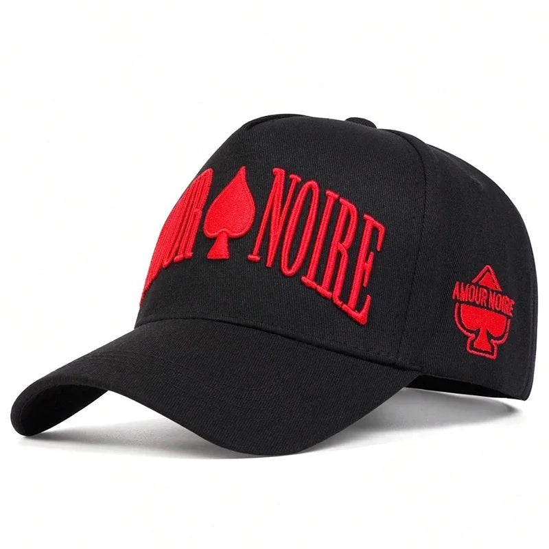 Boné AMOUR NOIRE Aba Curva Boné AMOUR NOIRE Aba Curva - Preto