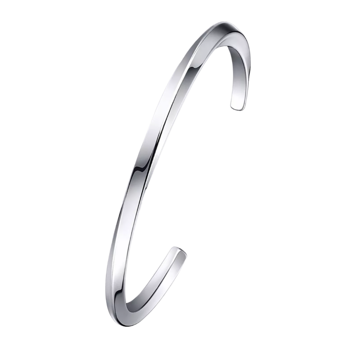 Bracelete Cuff Slim Torçido - Vitrinni Shop