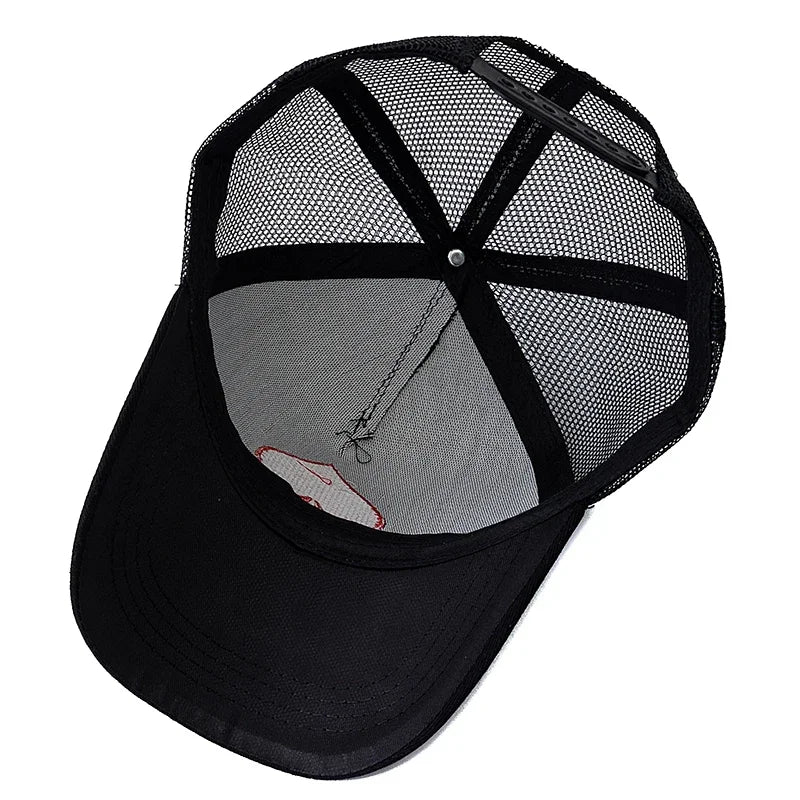 Boné Trucker Naipe Espada Aba Curva Boné Trucker Naipe Espada Aba Curva - Preto