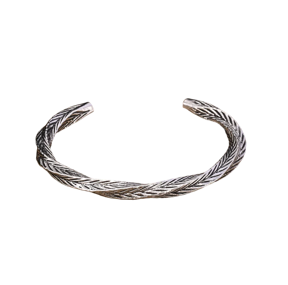 Bracelete Cuff Tikal de Aço Inoxidável - Vitrinni Shop