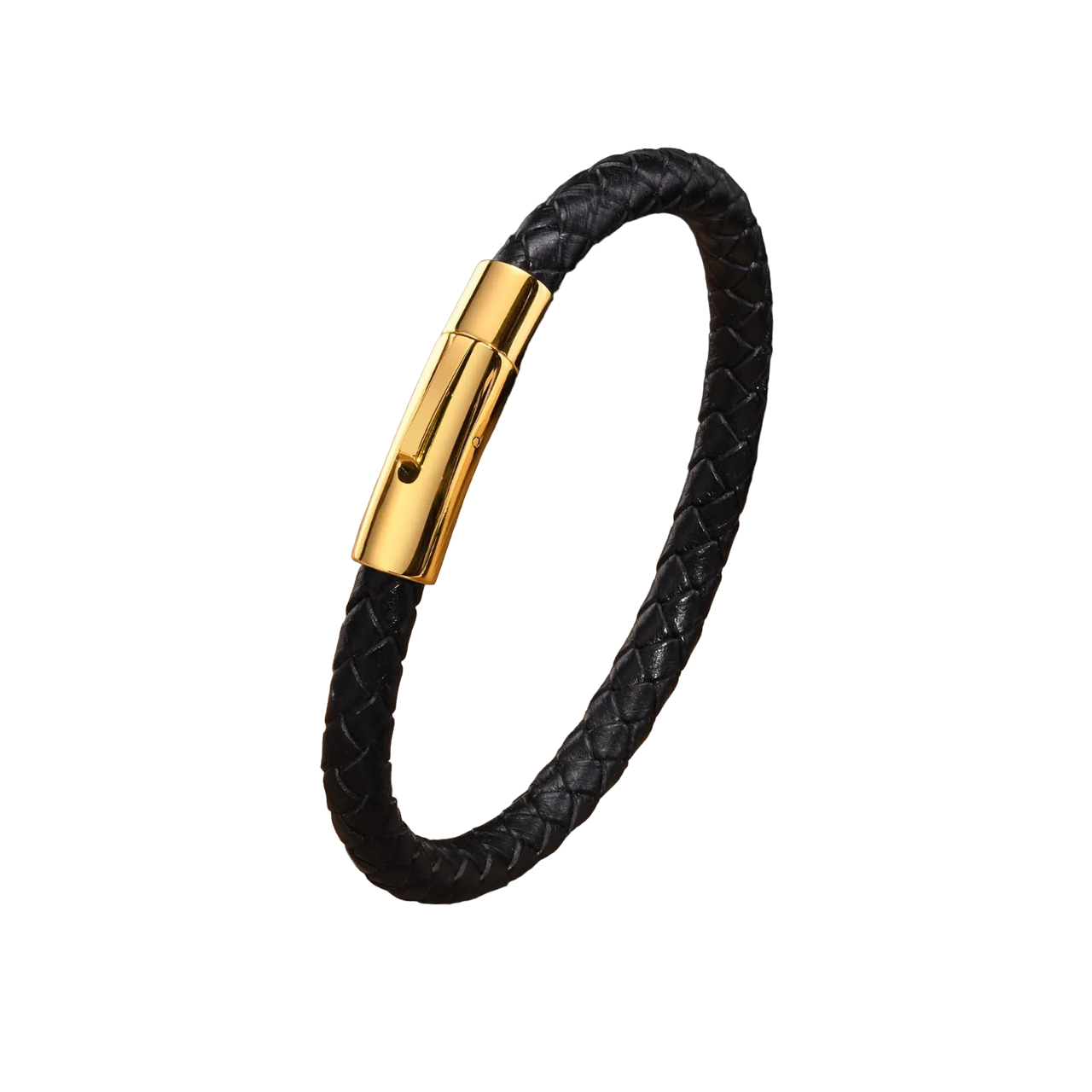 Pulseira Armani de Couro Trançado - Vitrinni Shop