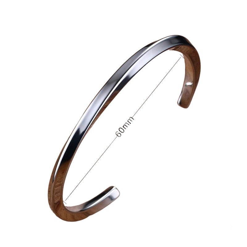 Bracelete Cuff Slim Torçido - Vitrinni Shop