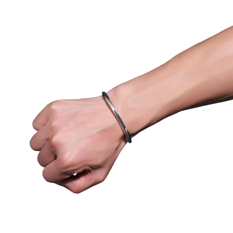 Bracelete Cuff Slim Torçido - Vitrinni Shop
