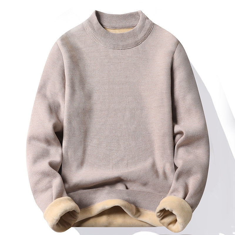 Suéter Moletom Masculino com Forro Peluciado Suéter Moletom Masculino com Forro Peluciado - Bege / P blusa masculina, moletom, moletom branco, moletom masculino, moletom peluciado, sueter masculino