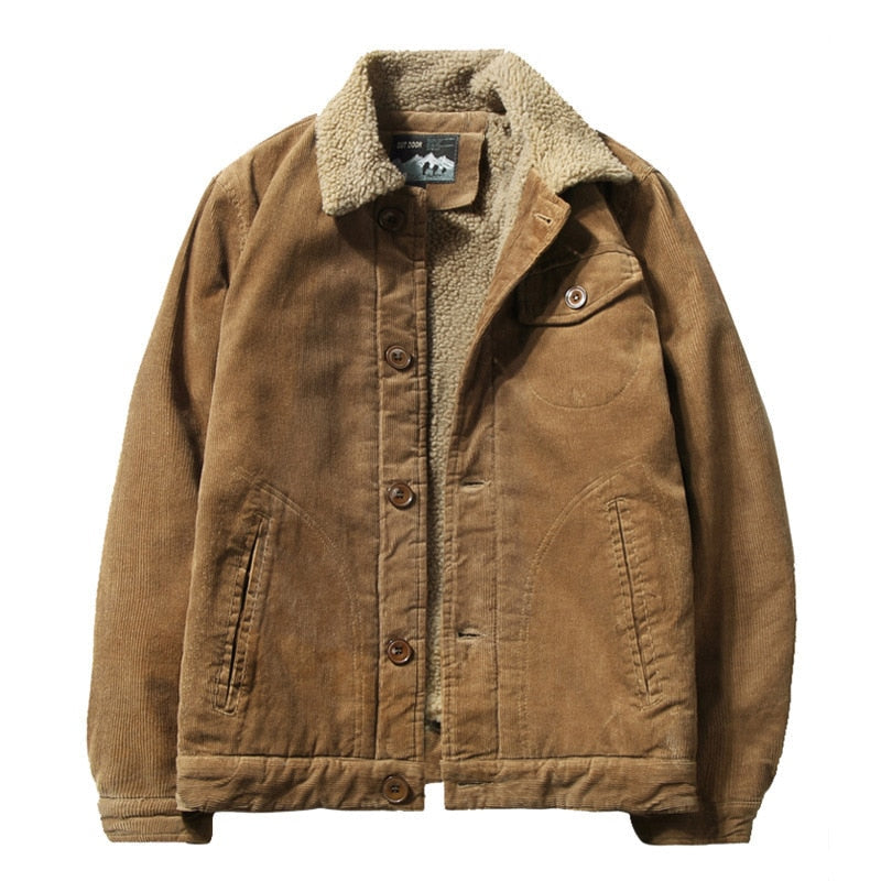 Jaqueta Masculina Marrom Forrada com Lã Jaqueta Masculina Marrom Forrada com Lã - Café / PP CASACO, HOMENS, JAQUETA, JAQUETA MASCULINA