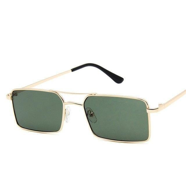 Óculos Mica Vitrinni Shop Dourado e Verde