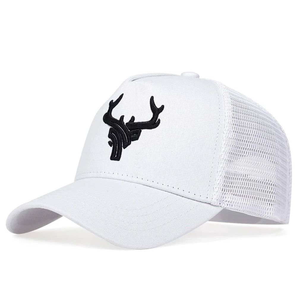 Boné Trucker Alce Aba Curva Boné Trucker Alce Aba Curva - Preto boné aba curva, boné bege, boné branco
