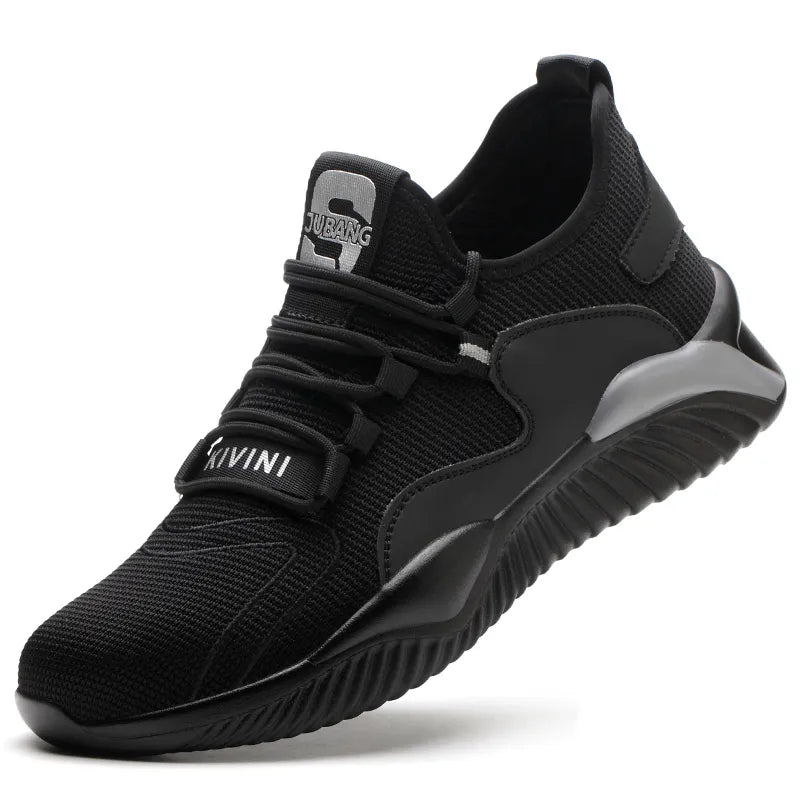 Dropshipping Men Women Work Shoes Steel Toe Cap Safety Boots European Standard Anti-smash Anti-puncture Sport Shoes Safety Shoes Vitrinni Shop 797-gray 38