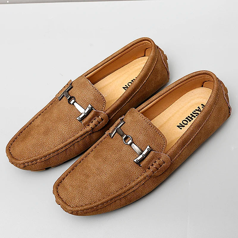 Sapato Masculino Loafer Couro Sapato Masculino Loafer Couro - Tabaco / 33 (24 cm)