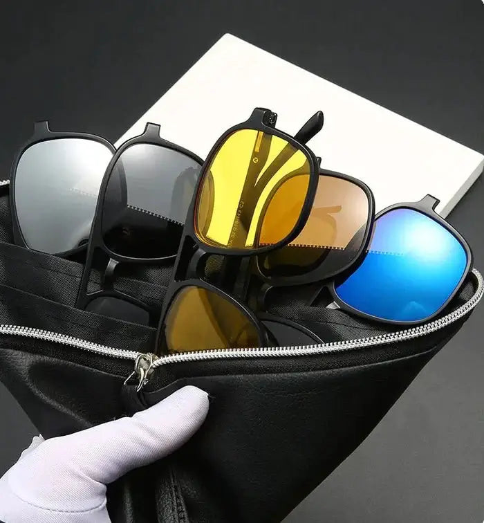 Óculos de Sol Multicor 6 em 1 Clip-on Vitrinni Shop