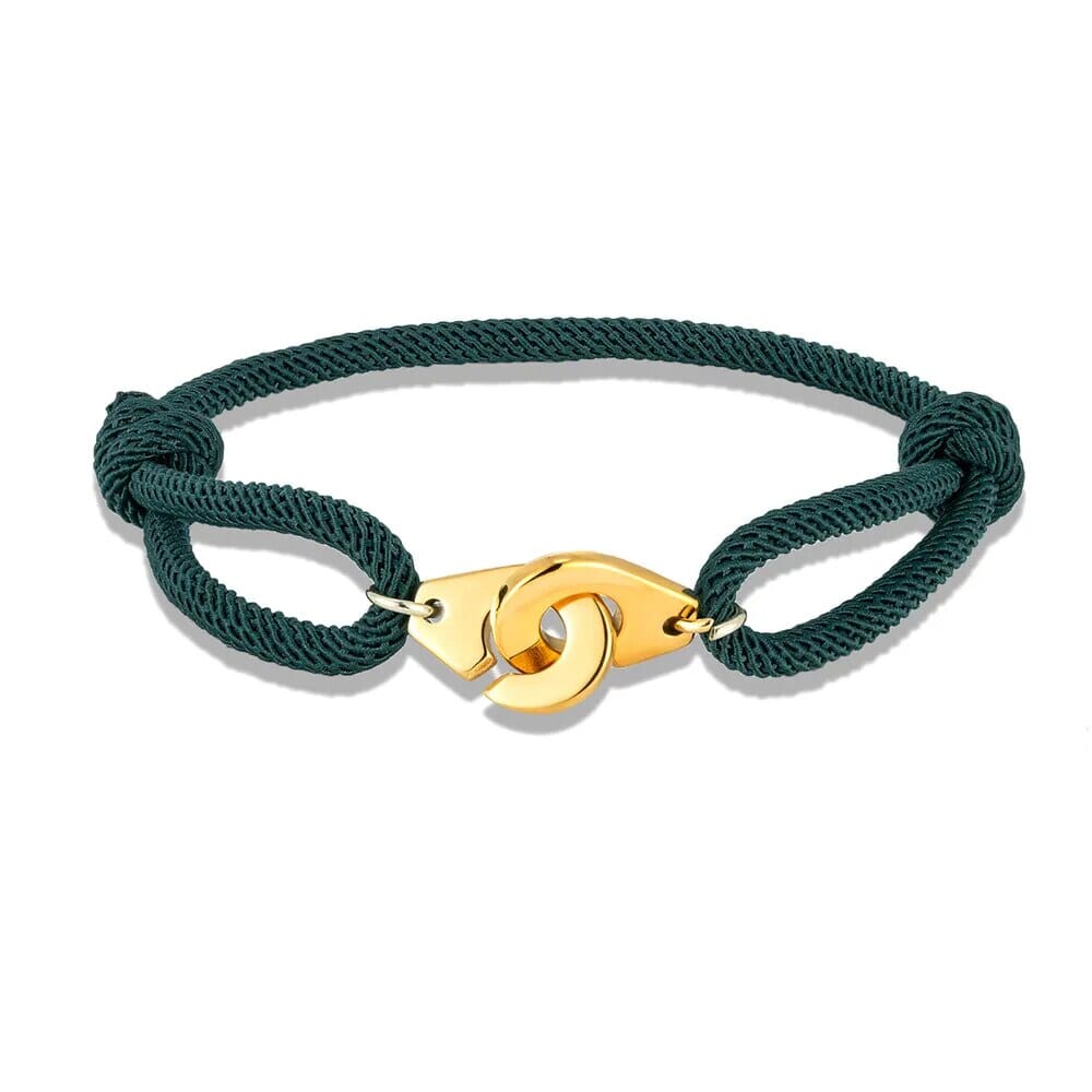 Pulseira Algema Dourada Vitrinni Shop Verde