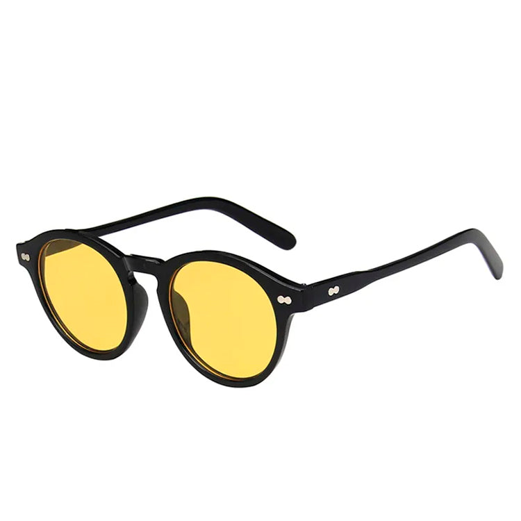 Óculos London Vitrinni Shop Preto e Amarelo