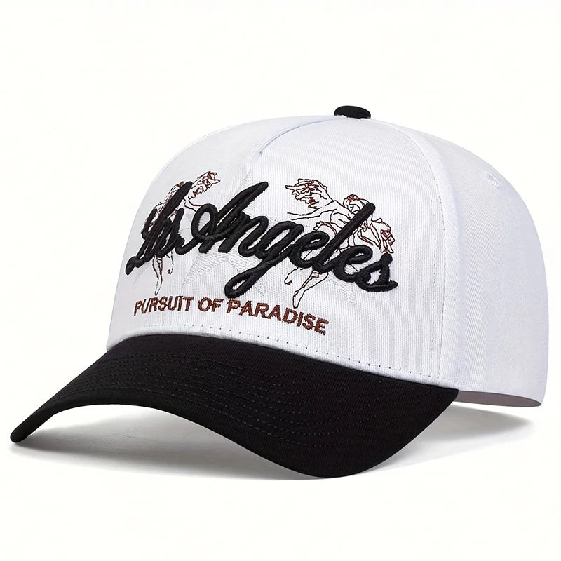 Boné Los Angeles Paradise Aba Curva Boné Los Angeles Paradise Aba Curva - Branco 