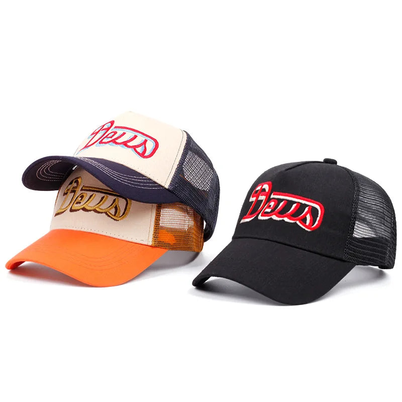 Boné Trucker Deus Aba Curva Boné Trucker Deus Aba Curva - Preto 