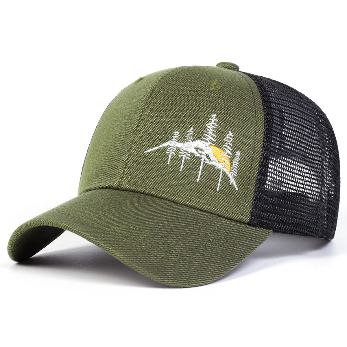 Boné Trucker Alpes Aba Curva Boné Trucker Alpes Aba Curva - Verde 