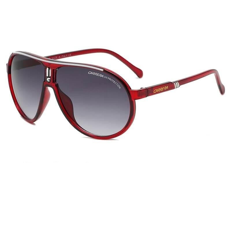 Óculos Carrera Vintage Vitrinni Shop Vermelho e Branco 